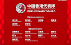 中國香港隊(duì)37人初選名單，出征亞洲杯預(yù)選賽，中超中甲占10人。