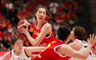 中國女籃三連勝，張子宇、韓旭共得36分。