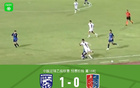 武漢B隊勝廣州隊，何鑫杰破門，科如拉染紅。