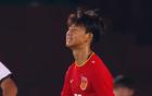中國男足國少2-1烏茲別克，鄺兆鐳建功奪冠。