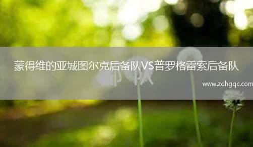 蒙得維的亞城圖爾克后備隊VS普羅格雷索后備隊