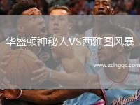 華盛頓神秘人VS西雅圖風(fēng)暴